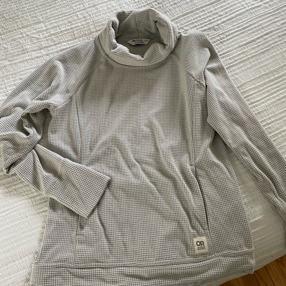 Outdoor Research Light Gray Knit Pullover